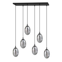Lampe à suspendre verre 6 flammes E14...