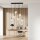 Grande lampe à suspendre verre 6x E14 70 cm allongée CARLU