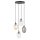 Suspension réglable CARLU verre 4-flamme E14
