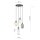 Suspension réglable CARLU verre 4-flamme E14
