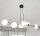 Lampe à suspendre métal verre abat-jour sphérique E14 décoratif