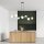 Suspension longue 140 cm E14 en noir blanc or