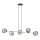 Lampe à suspendre décorative Abat-jour sphérique Verre fumé Métal ALOISIO