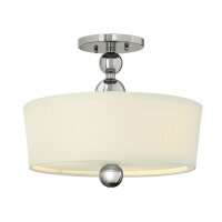 Plafonnier ROMINA en nickel 3-flmg &Oslash;38cm Lampe