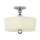 Plafonnier ROMINA en nickel 3-flmg &Oslash;38cm Lampe