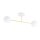 Plafonnier blanc or 2 flammes 55 cm E14 ANNETTA
