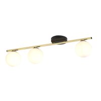 Plafonnier 80 cm de long Sphère Abats Verre...