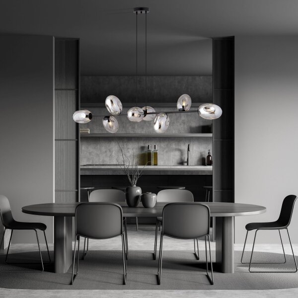 Grande lampe à suspendre 140 cm de long réglable en hauteur E14