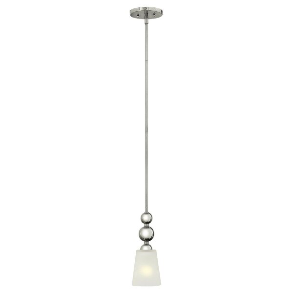 Plafonnier ROMINA Nickel Ø12cm à raccourcir Lampe