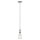 Plafonnier ROMINA Nickel &Oslash;12cm &agrave; raccourcir Lampe