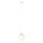 Lampe à suspendre Blanc Or E14 Verre Abat-jour sphérique Ø 14 cm