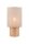 Lampe de table bois tissu beige E27 30 cm Moderne REI