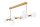 Plafonnier verre m&eacute;tal 102 cm long or blanc 8x G9