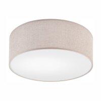 Plafonnier rond tissu anti-éblouissement E27...