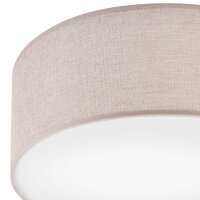 Plafonnier rond tissu anti-éblouissement E27...