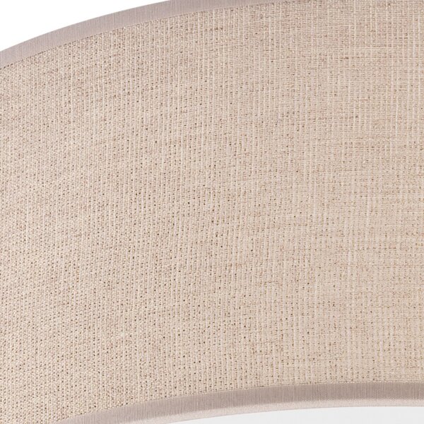 Plafonnier Tissu doré rond Ø 35 cm E27 faible éblouissement Moderne