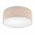 Plafonnier Tissu doré rond Ø 35 cm E27 faible éblouissement Moderne