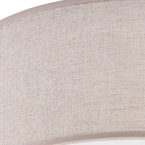 Plafonnier rond Ø 45 cm pour 2x E27 Tissu anti-éblouissant Moderne