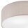 Plafonnier rond Ø 45 cm pour 2x E27 Tissu anti-éblouissant Moderne