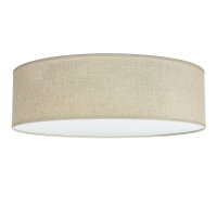 Plafonnier tissu Ø 45 cm rond plat faible...
