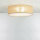 Plafonnier tissu Ø 45 cm rond plat faible éblouissement 2x E27
