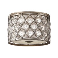 plafonnier cristal rond moderne salon