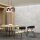 Suspension bois métal ajustable 2 flammes E27 Rustique