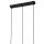 Suspension Rustique L : 53 cm réglable en hauteur Bois Métal