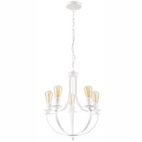 Lustre Rustique Blanc Métal Ø 45 cm...