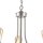 Lustre Métal Rustique Ø 42 cm 3 branches E27 en argent