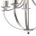 Lustre métal argenté 5 flammes E27 Ø 45 cm Rustique