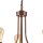 Lustre Métal Rustique Ø 42 cm 3 branches E27 Marron