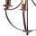 Lustre Métal Rustique Ø 42 cm 3 branches E27 Marron