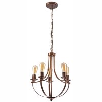 Lustre Rustique Métal Ø 45 cm 5-flamme E27...