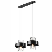 Lampe &agrave; suspendre Moderne M&eacute;tal 2 flammes...