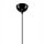Lampe à suspendre métal verre noir blanc 2x E27 Abat-jour sphérique