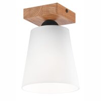 Plafonnier Blanc Ø 15 cm H : 21 cm petit tissu...