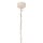 Lampe à suspendre tissu campagne métal doré E27 Ø 35 cm