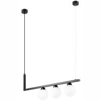 Lampe à suspendre Verre Métal Noir Blanc...
