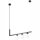 Lampe à suspendre Verre Métal Noir Blanc Abat-jour sphérique 3x G9