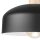 Plafonnier Noir Métal Bois E27 Ø 30 cm Scandinave