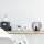 Lampe de table noire E27 petite H : 16 cm Métal Bois Rétro