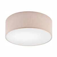 Plafonnier rond &Oslash; 35 cm Tissu Moderne Beige faible...