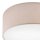 Plafonnier rond Ø 35 cm Tissu Moderne Beige faible éblouissement E27