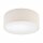 Plafonnier Tissu Ø 35 cm rond Crème faible éblouissement plat pour E27