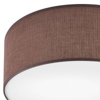Lampe de plafond ronde Ø 35 cm Tissu moderne...