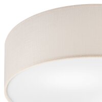 Plafonnier rond Ø 45 cm Abat-jour tissu moderne...