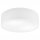 Plafonnier blanc tissu Ø 45 cm rond plat faible éblouissement 2x E27