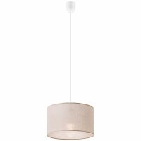 Suspension Abat-jour en tissu &Oslash; 35 cm Beige...