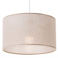 Suspension Abat-jour en tissu Ø 35 cm Beige...